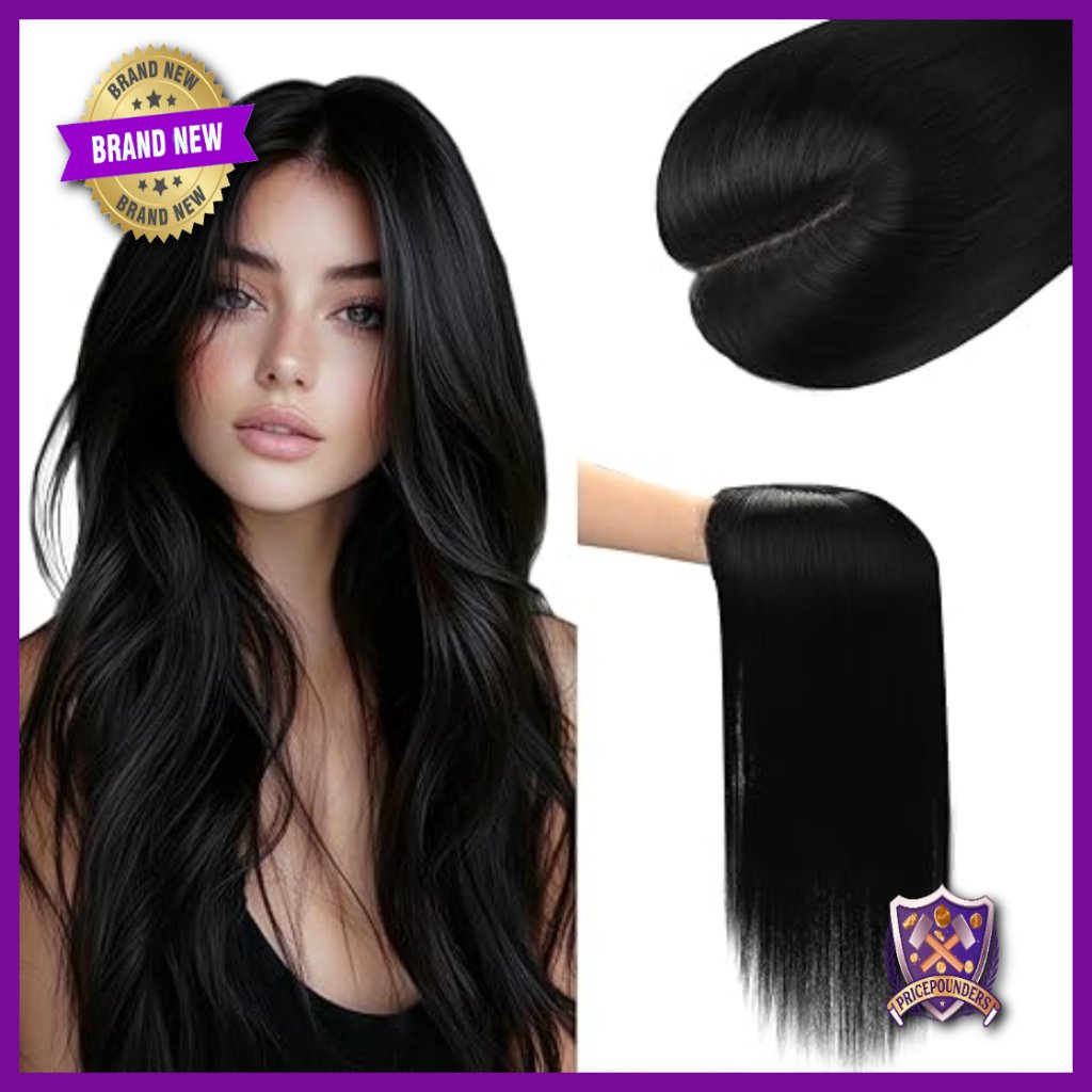 Large Base Human Hair Topper 6x7 150 Density For Thinning Hair